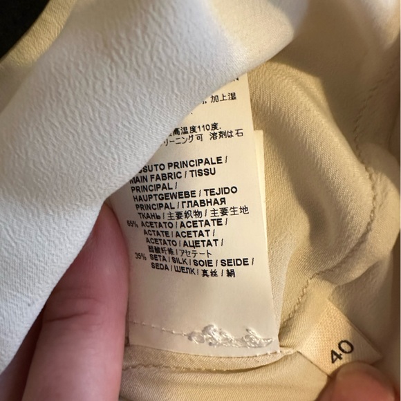 Marni silk blend A-line maroon/cream skirt - size 40 (US 4) - Picture 8 of 8